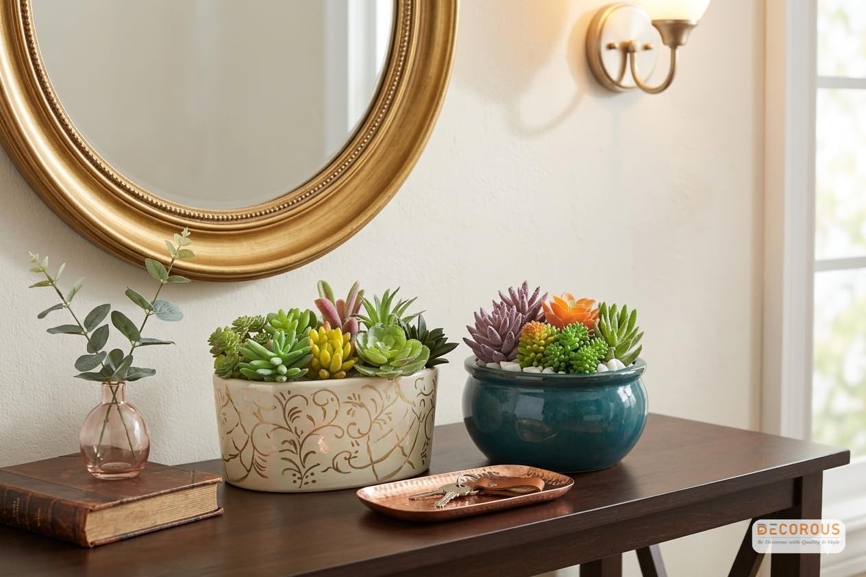 Artificial Succulent Plants / Set of 16