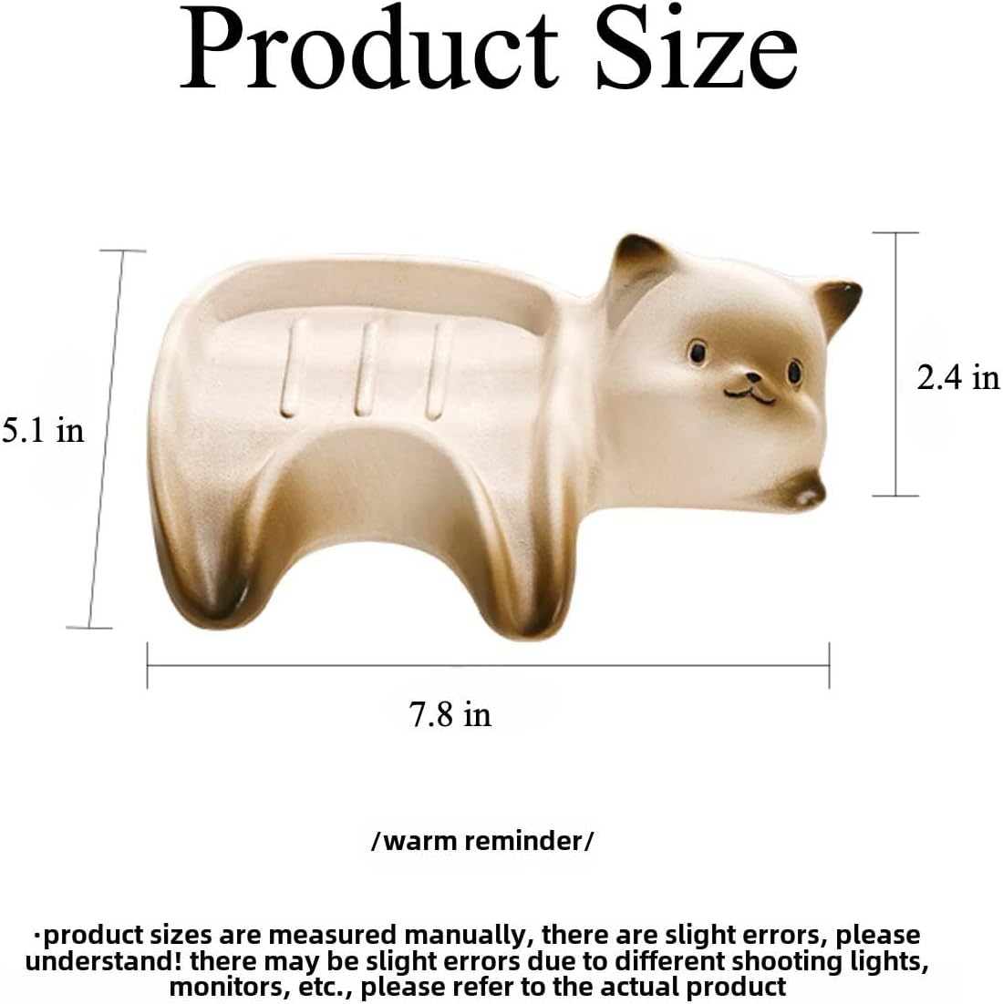 Ceramic Drainable Bathroom Organizer High-End Decorative Holder / 1pc