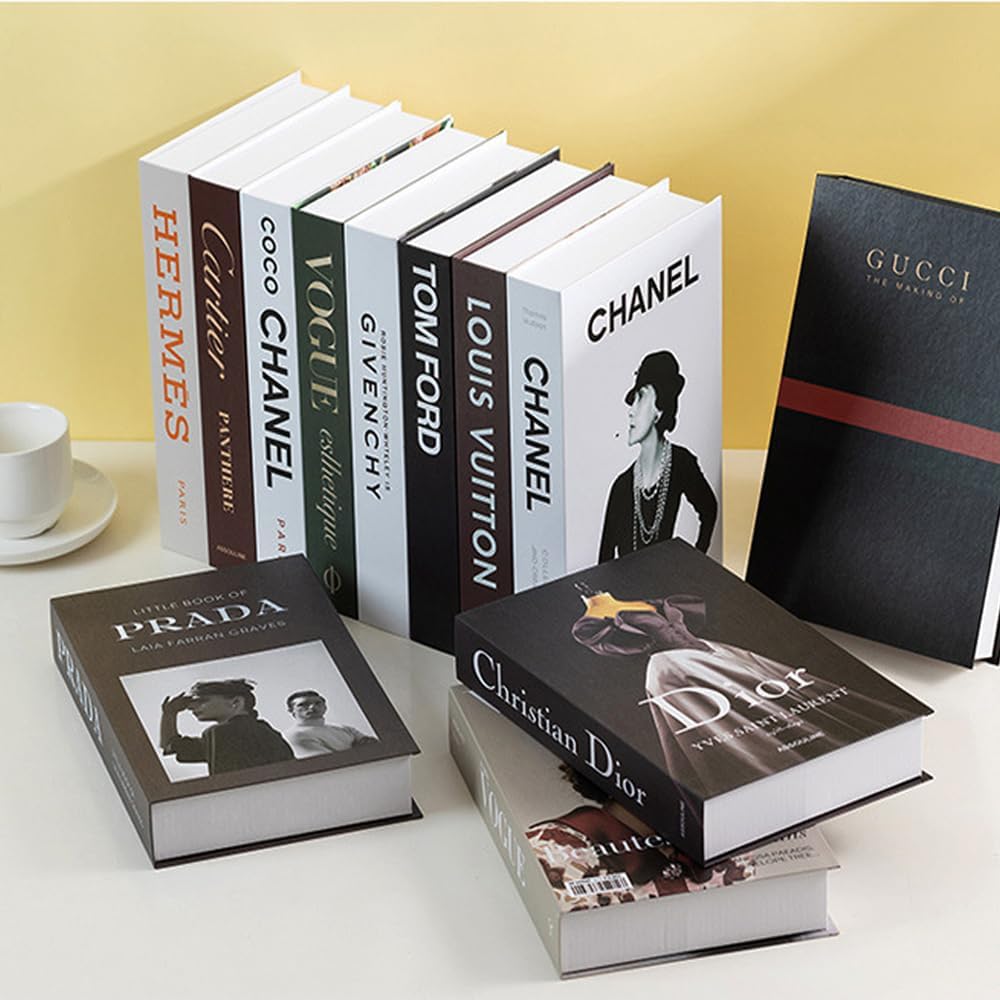 Decorative Books / Stylish Fake Books of Room Books Decor Aesthetic / Set of 4