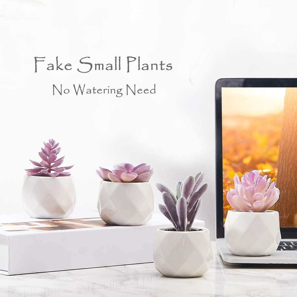 Artificial Desk Plants for Women Desk