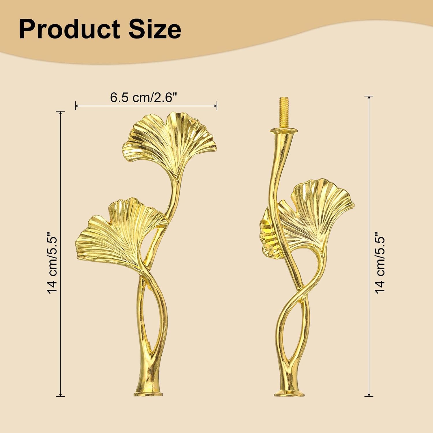 2 Tiers Cake Tray Stand Handle Metal Cake Stands Holder Cupcake Dessert Plate / Gold / Set of 3