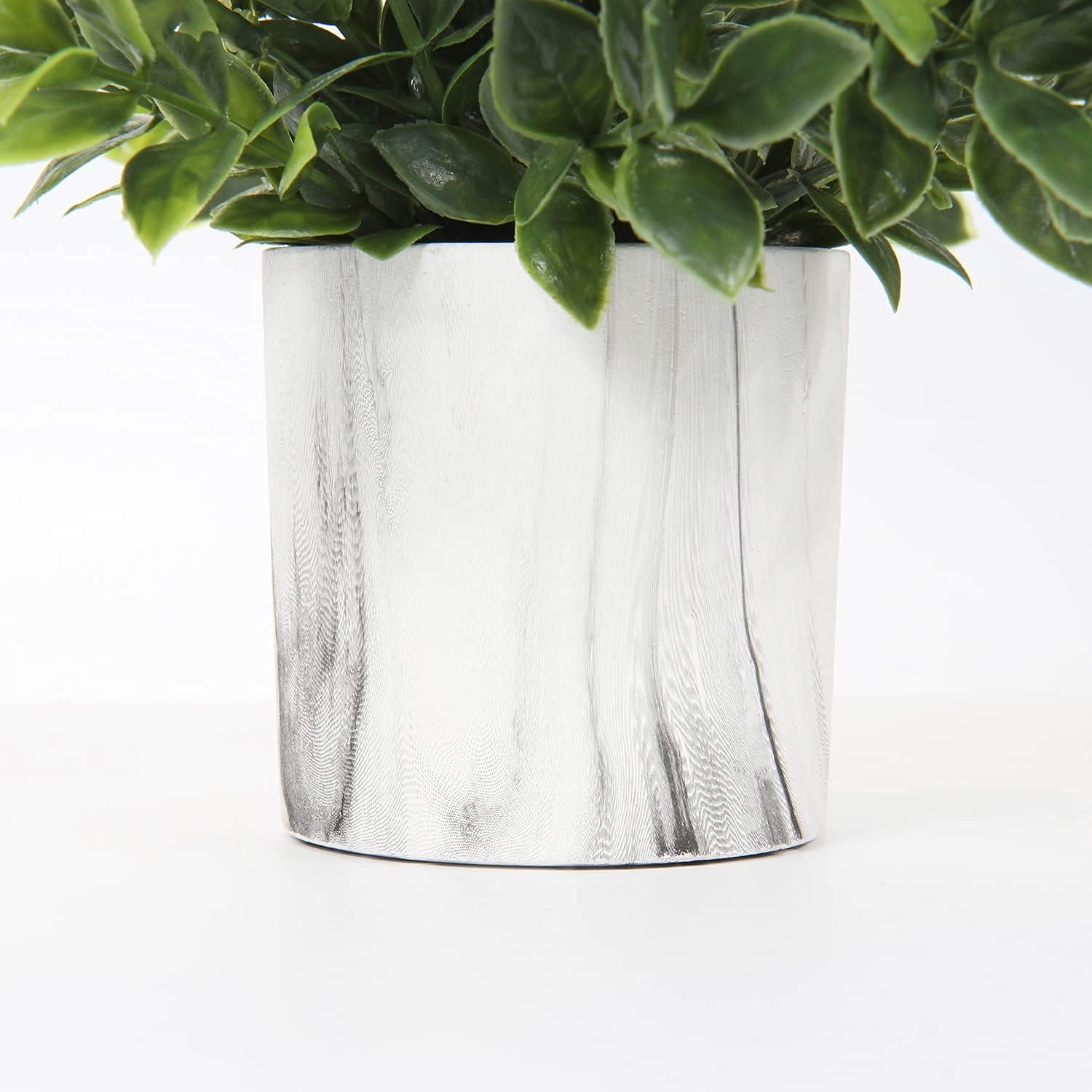 Faux Plants Indoor Artificial Mini Potted Plants Plastic Green Plant Small Fake Plants / Green-#9
