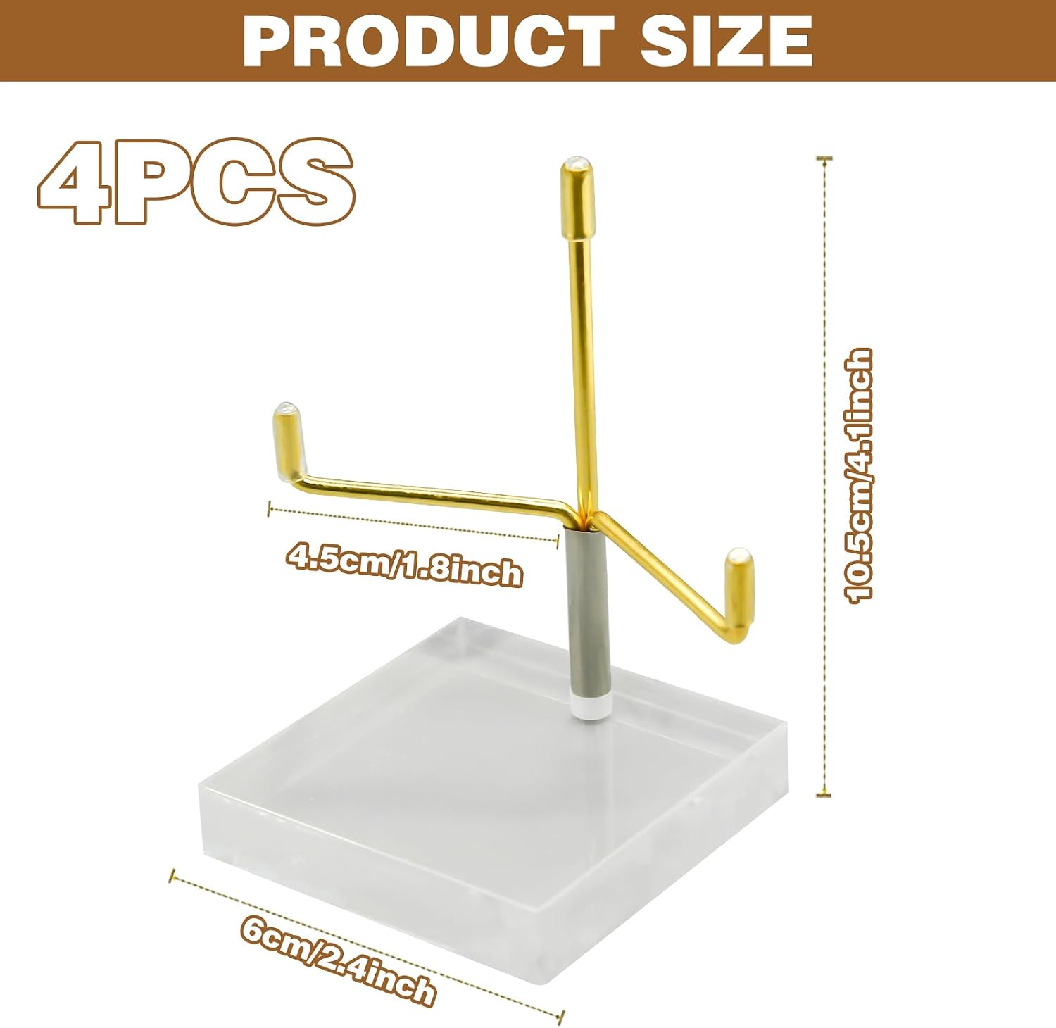 Acrylic Easel Display Stand / Set of 4