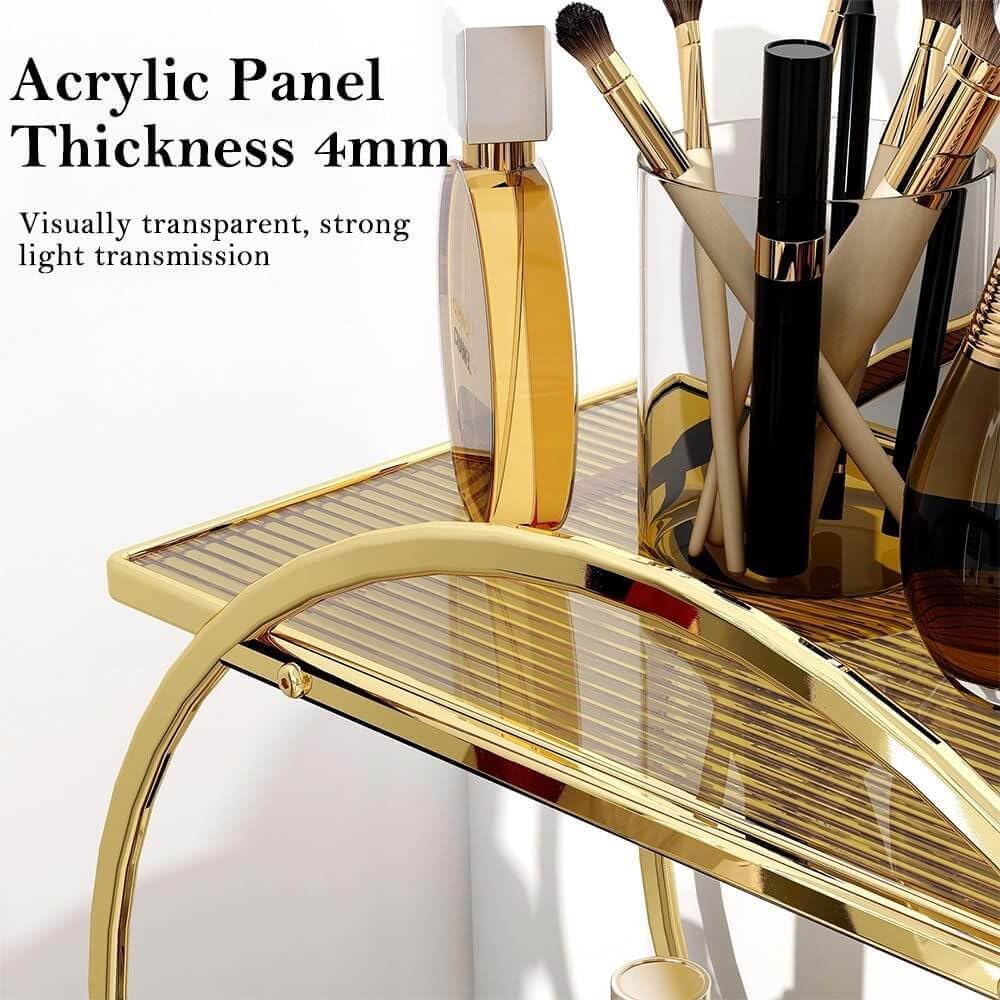Makeup Organizer for Vanity / Gold