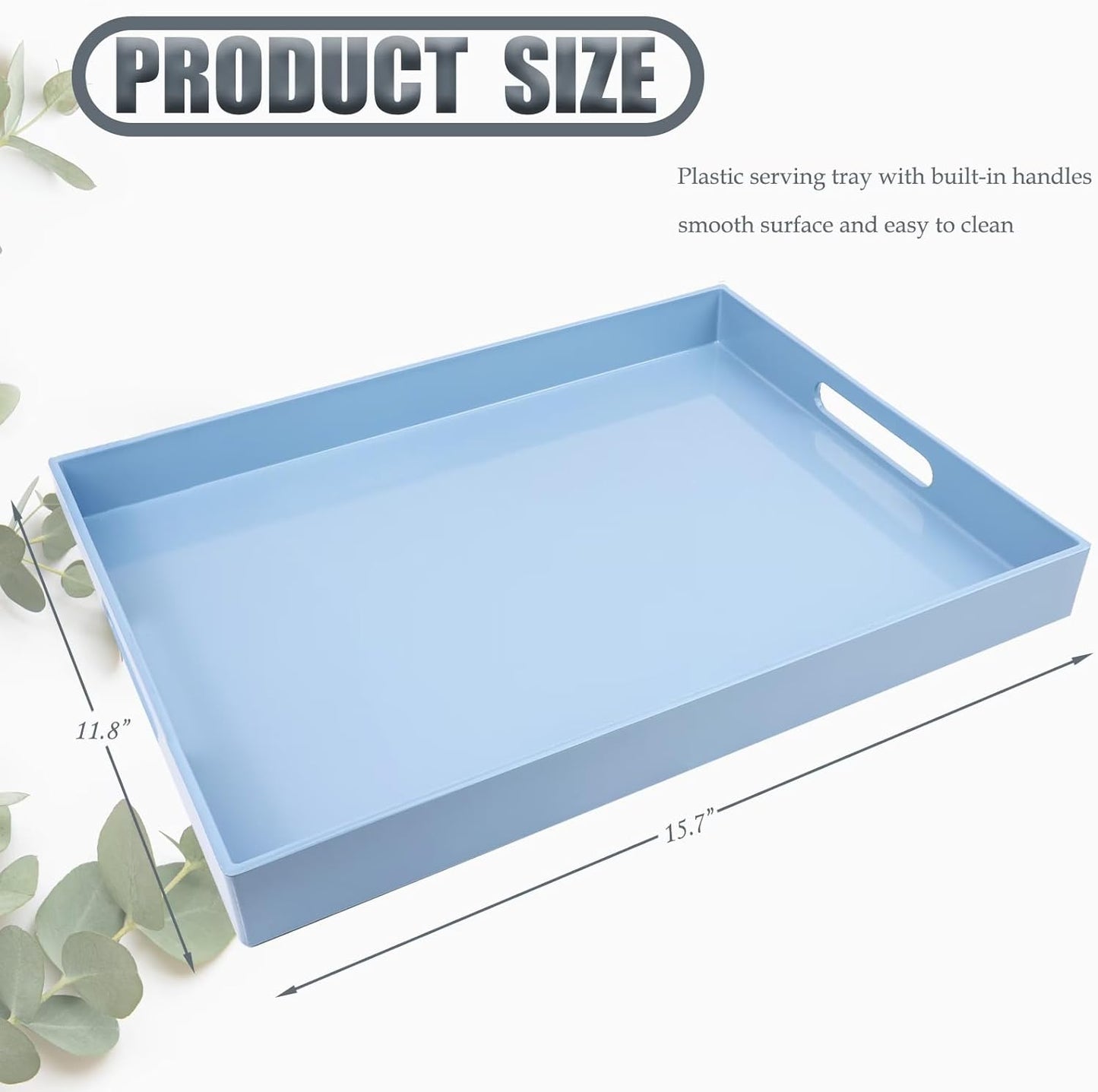 Serving Tray / Plastic Decorative Tray / Multi B