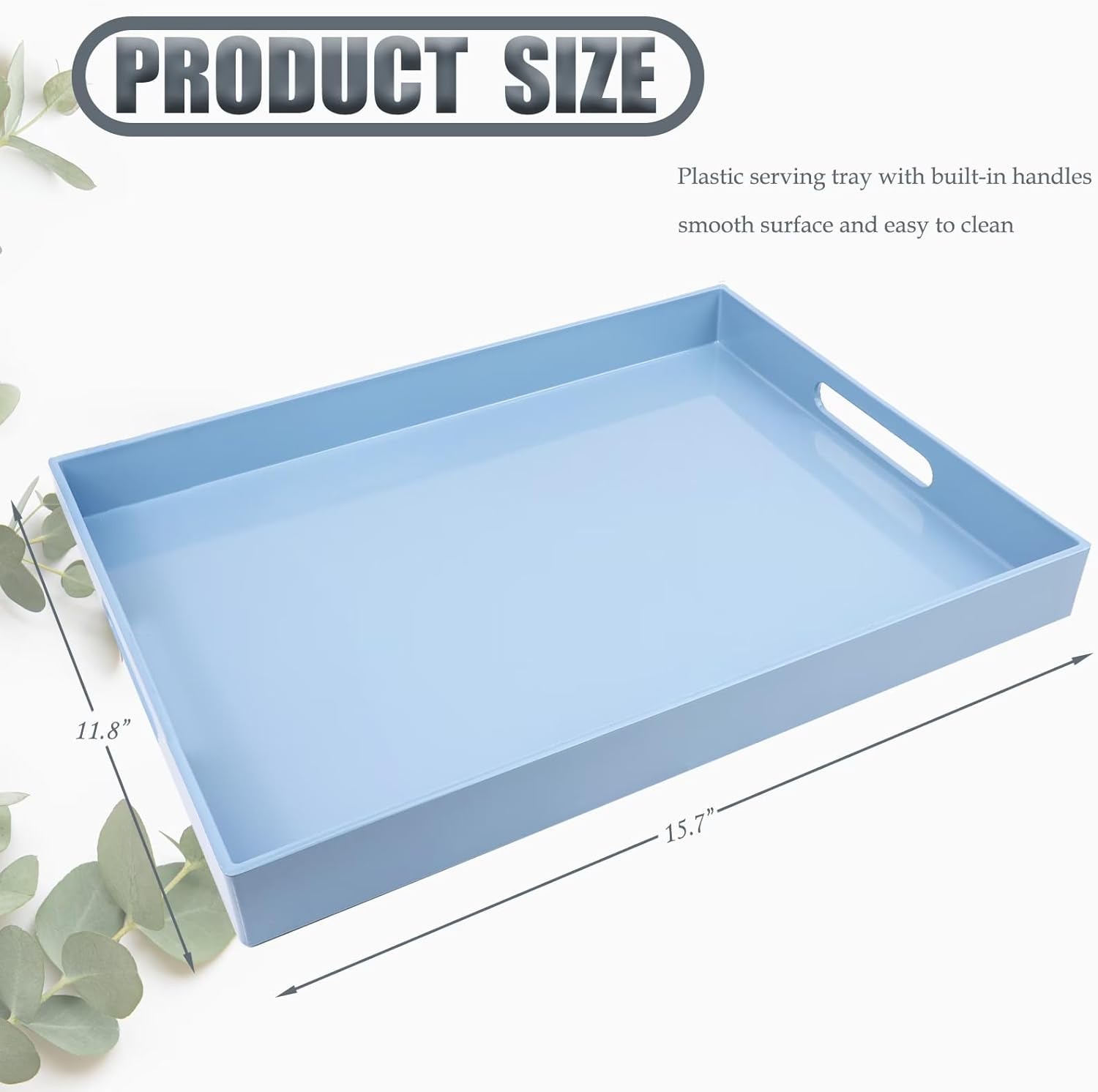 Serving Tray / Plastic Decorative Tray / Multi B