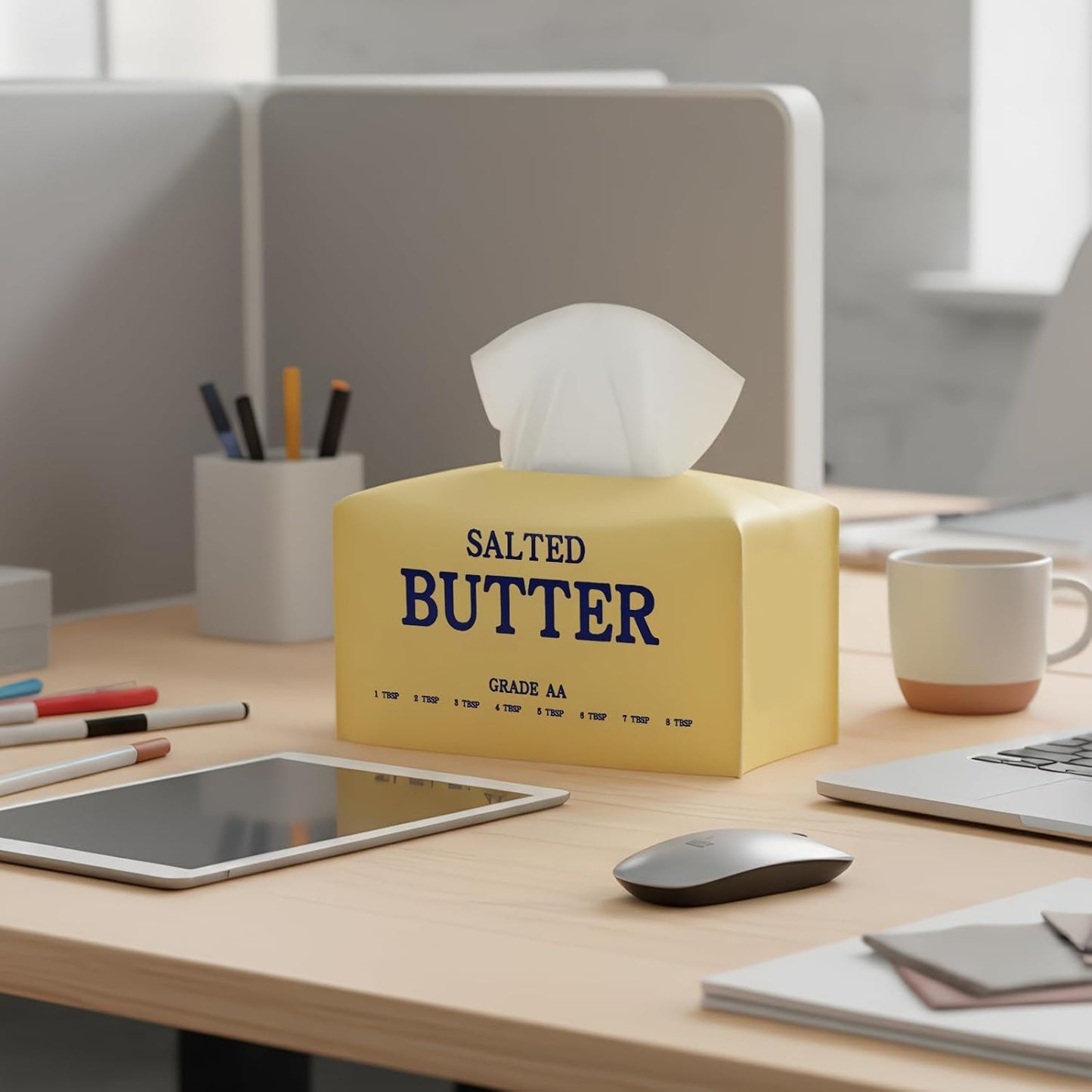 Butter Tissue Box Cover