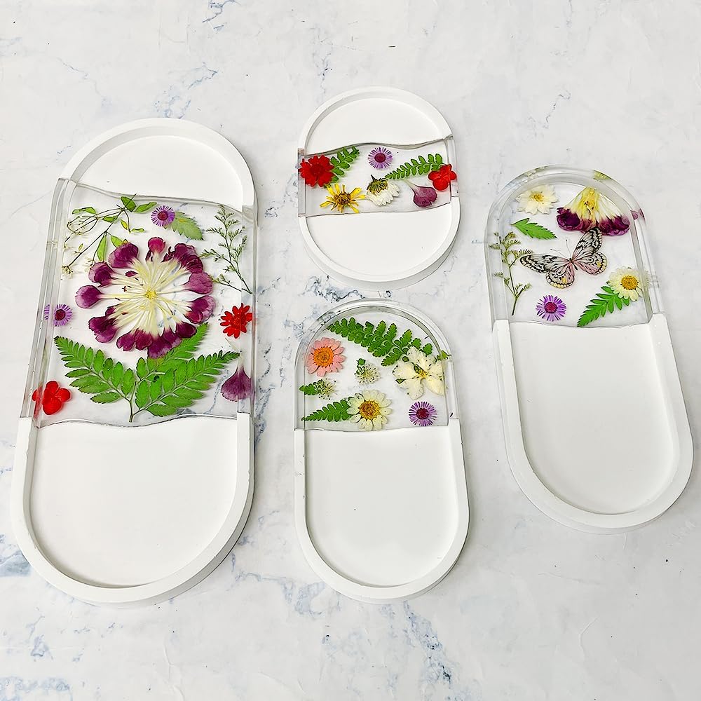5.7'' Oval Tray Mold / Set of 12
