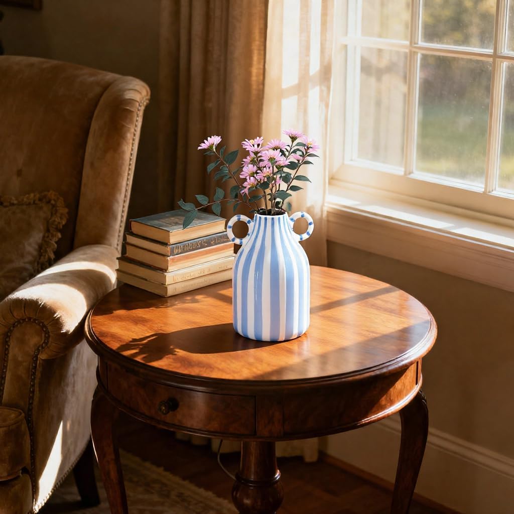 Nordic Boho Vases / Blue and White