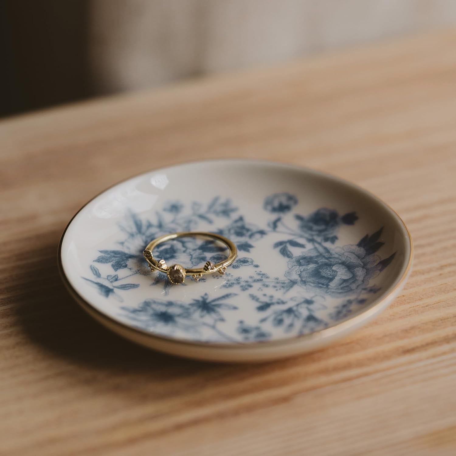 Jewelry Dish Tray / Blue Delft