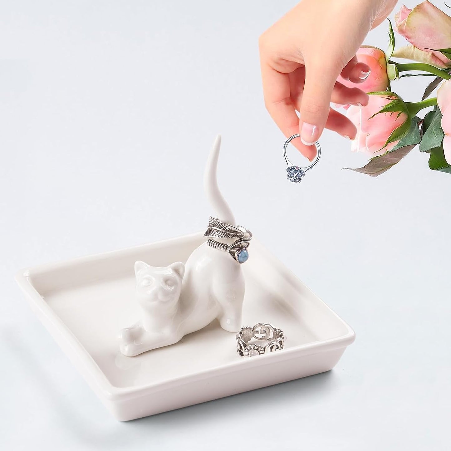 Ring Holder for Jewelry / Cat