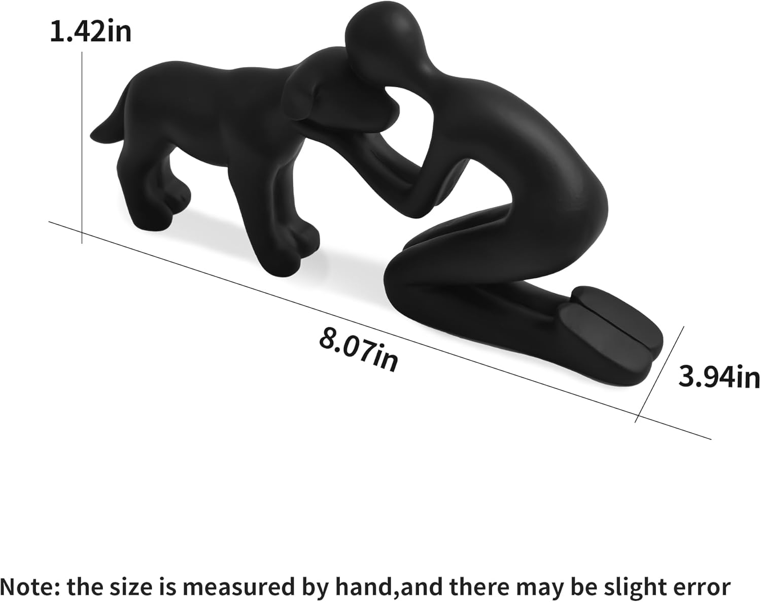 Pet Statues Decorations / Black