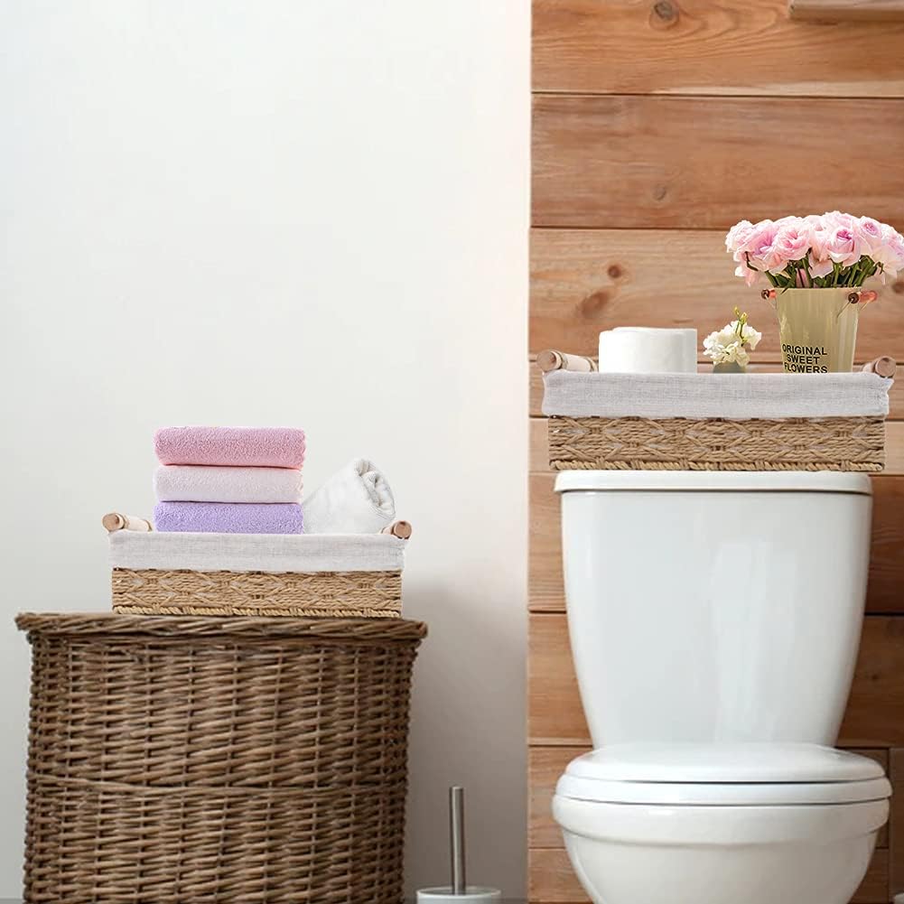 Wicker Baskets for Organizing / Beige