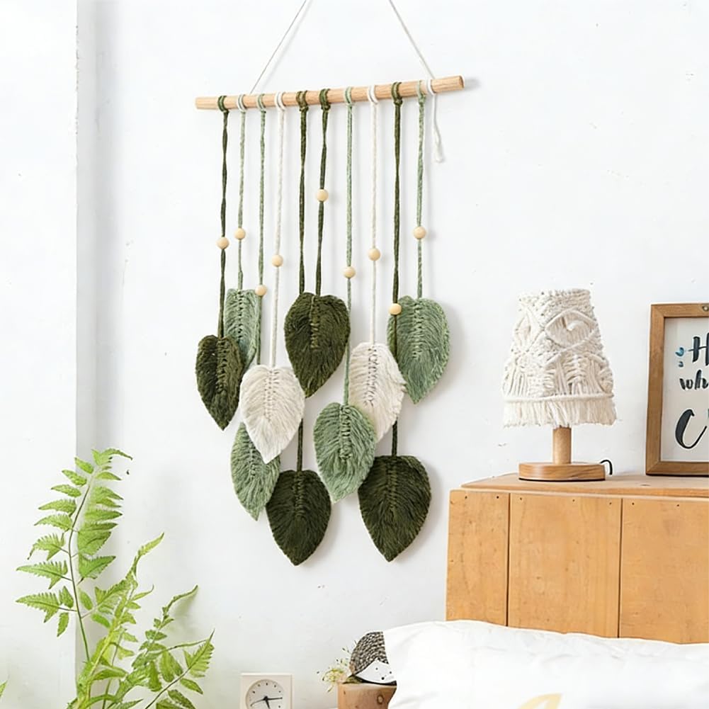 Handmade Woven Tapestry / Green