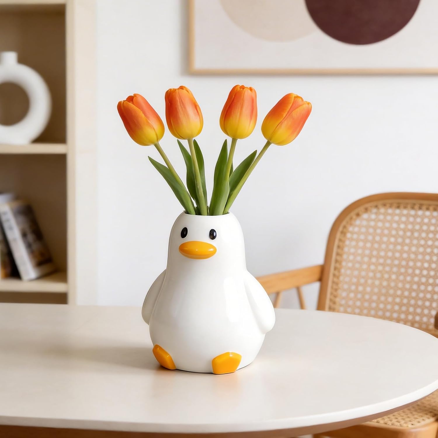 Modern Trendy Flower Vase / Fat Duck Vase
