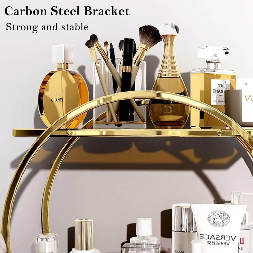 Makeup Organizer for Vanity / Gold