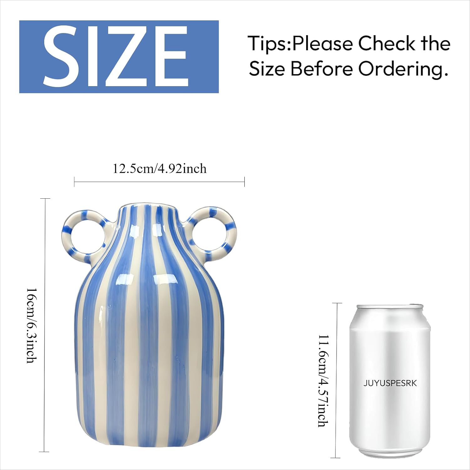Nordic Boho Vases / Blue and White