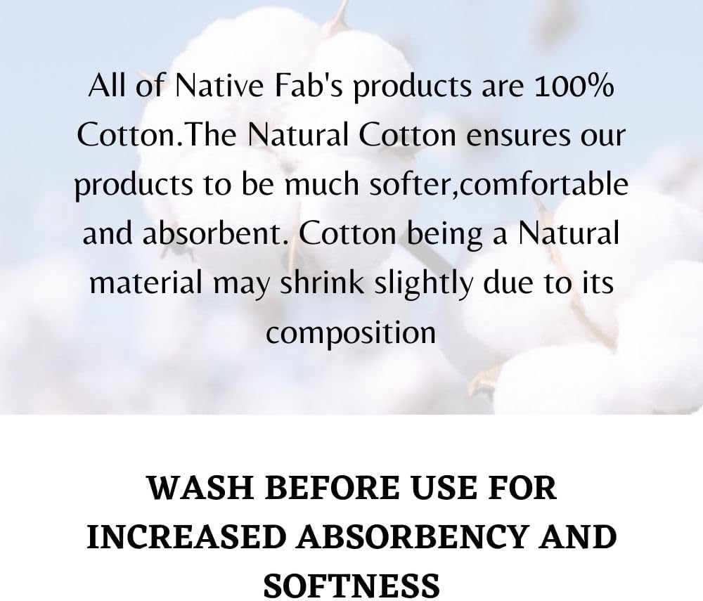 Native Fab Solid Cloth Napkin Set of 12, 100% Chambray Cotton, Washable, Reusable Dinner Cloth Napkin 17x17 inches