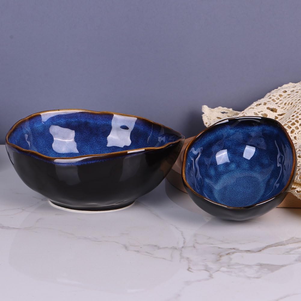 Ceramic Decorative Bowl / 6 Inch / Blue