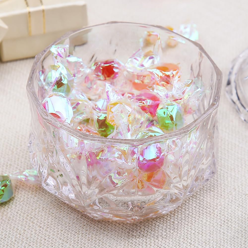 Small Decorative Storage Jar for Candy / Clear