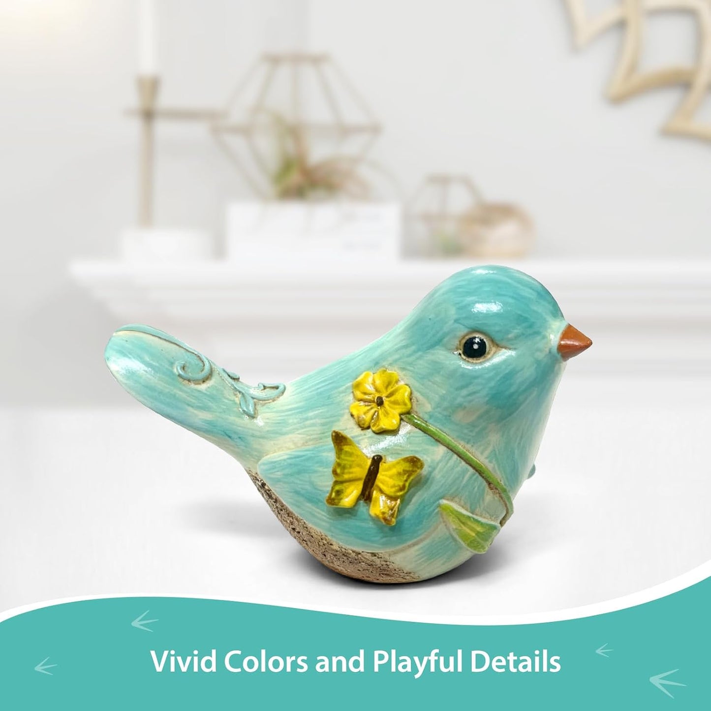 Statues Decorative Objects / Blue / 4.3 Inch