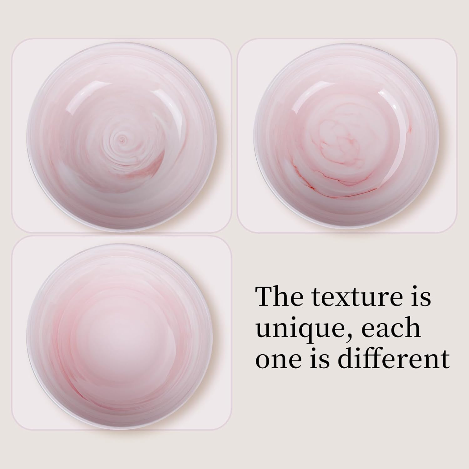 Modern Home Decor Centerpiece Key Bowl / 6.1 Inches / Pink
