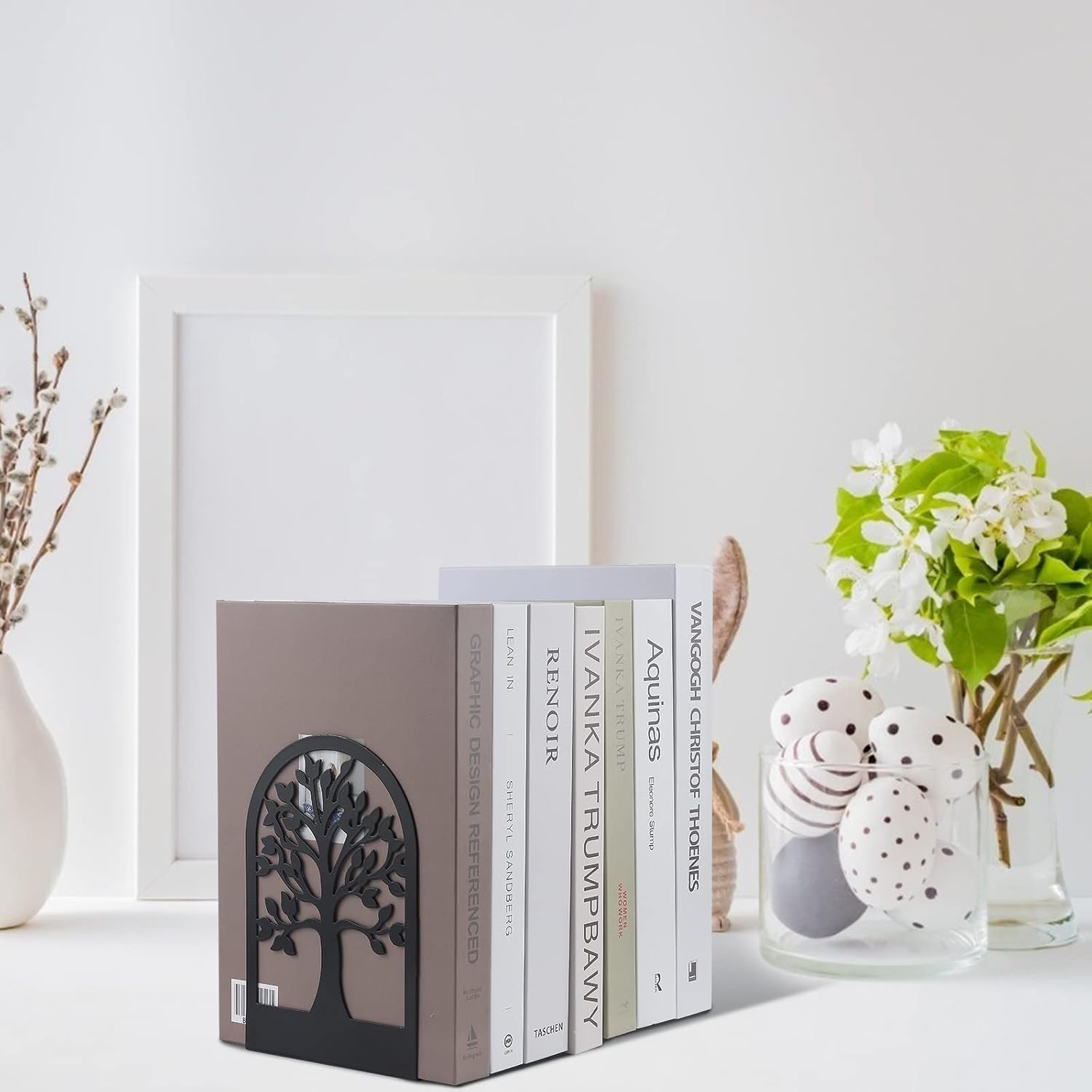 3Pairs Metal Bookends / Black