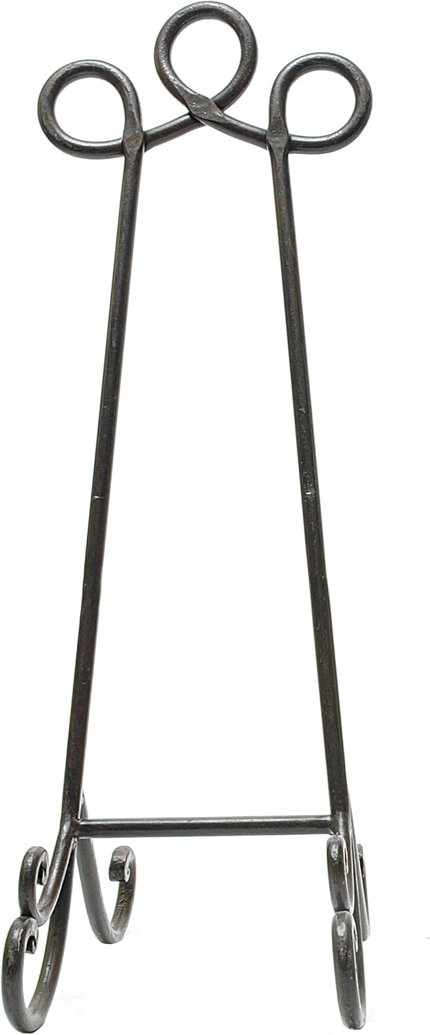 Creative Co-Op DE1159 Grey Metal Easel 24 Inch High