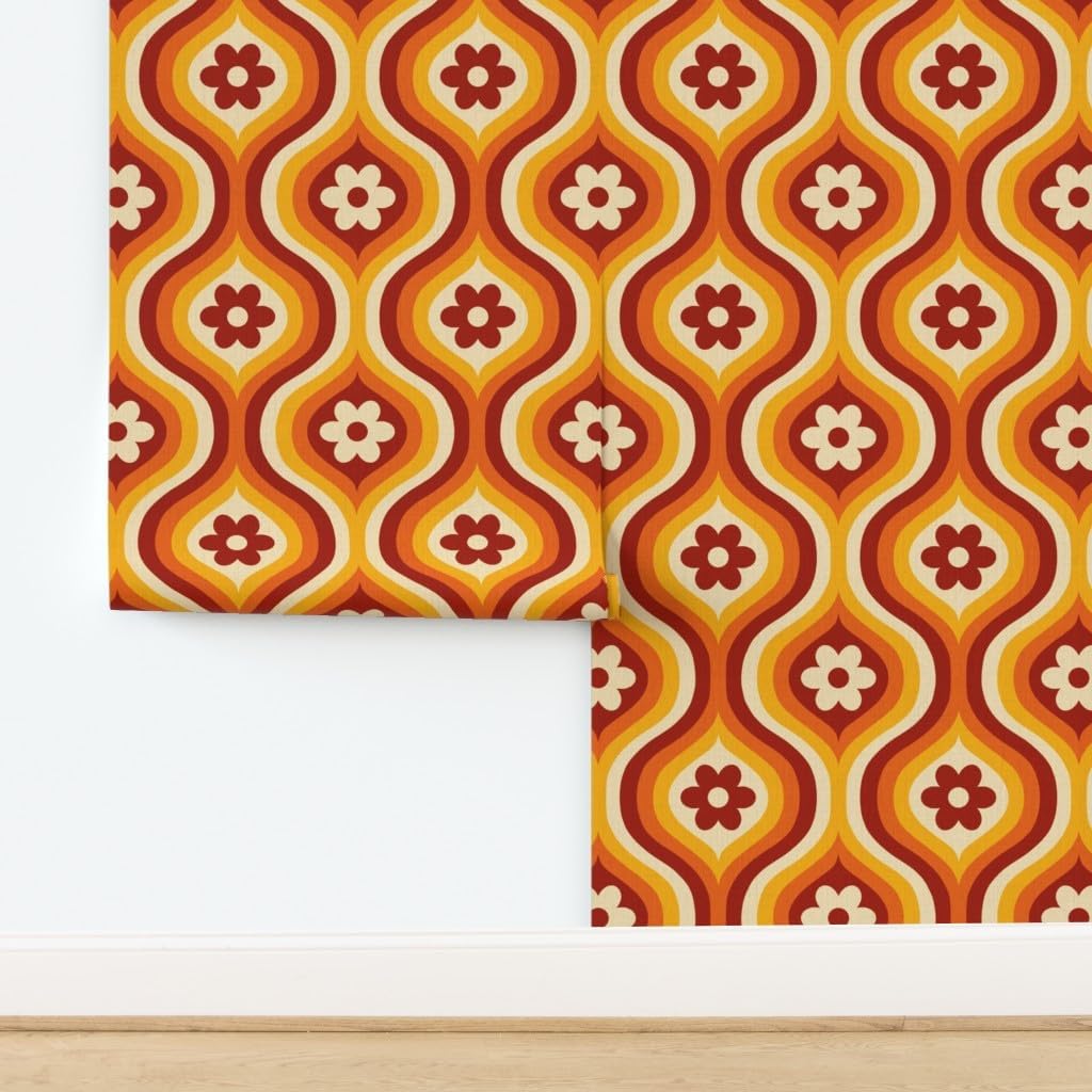 Peel & Stick Wallpaper Swatch / 24 x 12 / Yellow