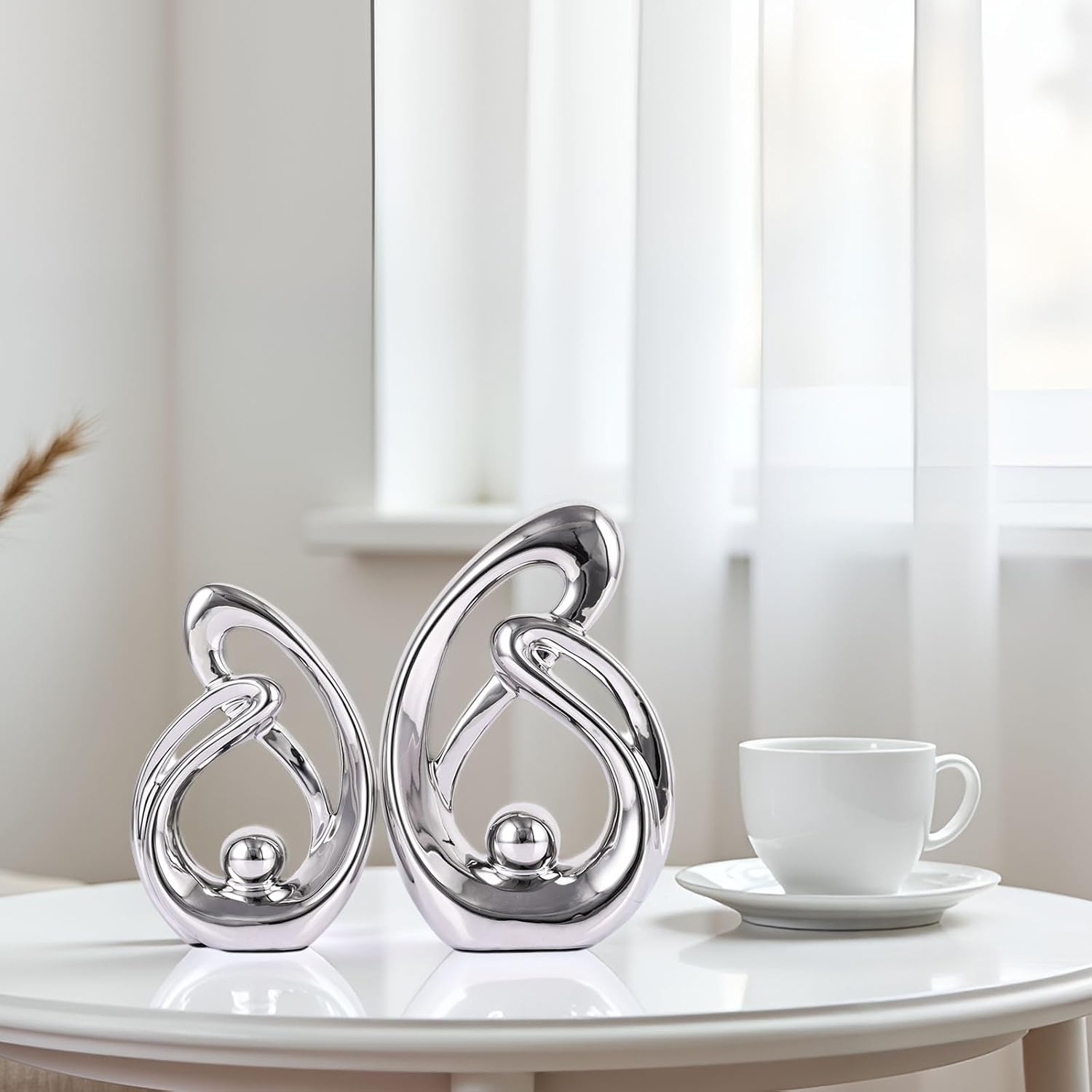 Home Decor Accent / Silver / Small