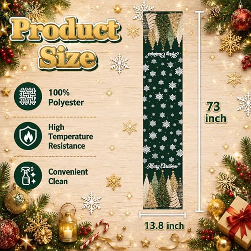 Christmas Decorations - Merry Christmas Table Runner