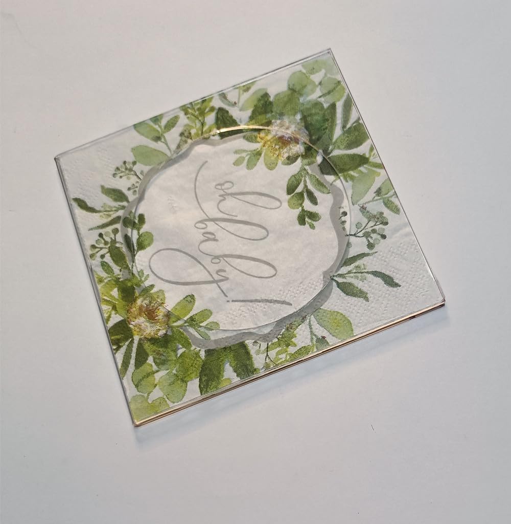 DIY Acrylic Coasters / Coasters+ Holder / Clear / Set of 6