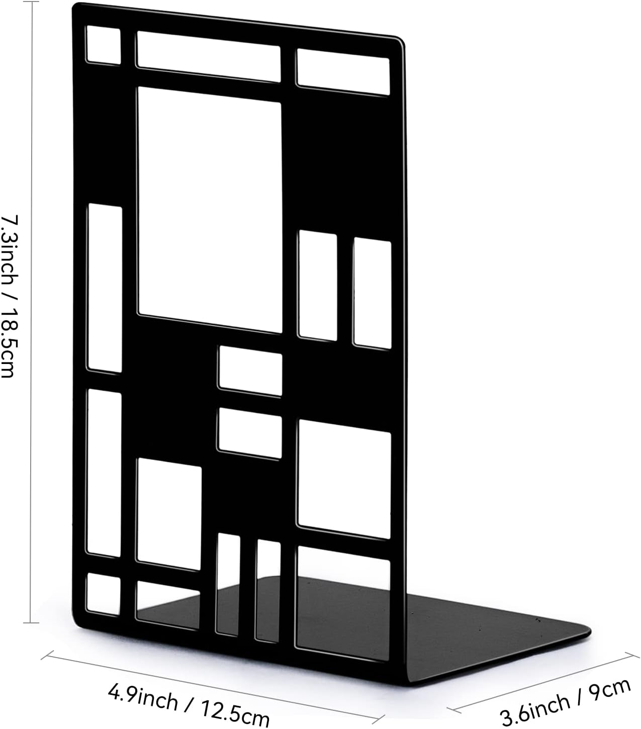 Bookends / Book Ends / Black / 1 Pair