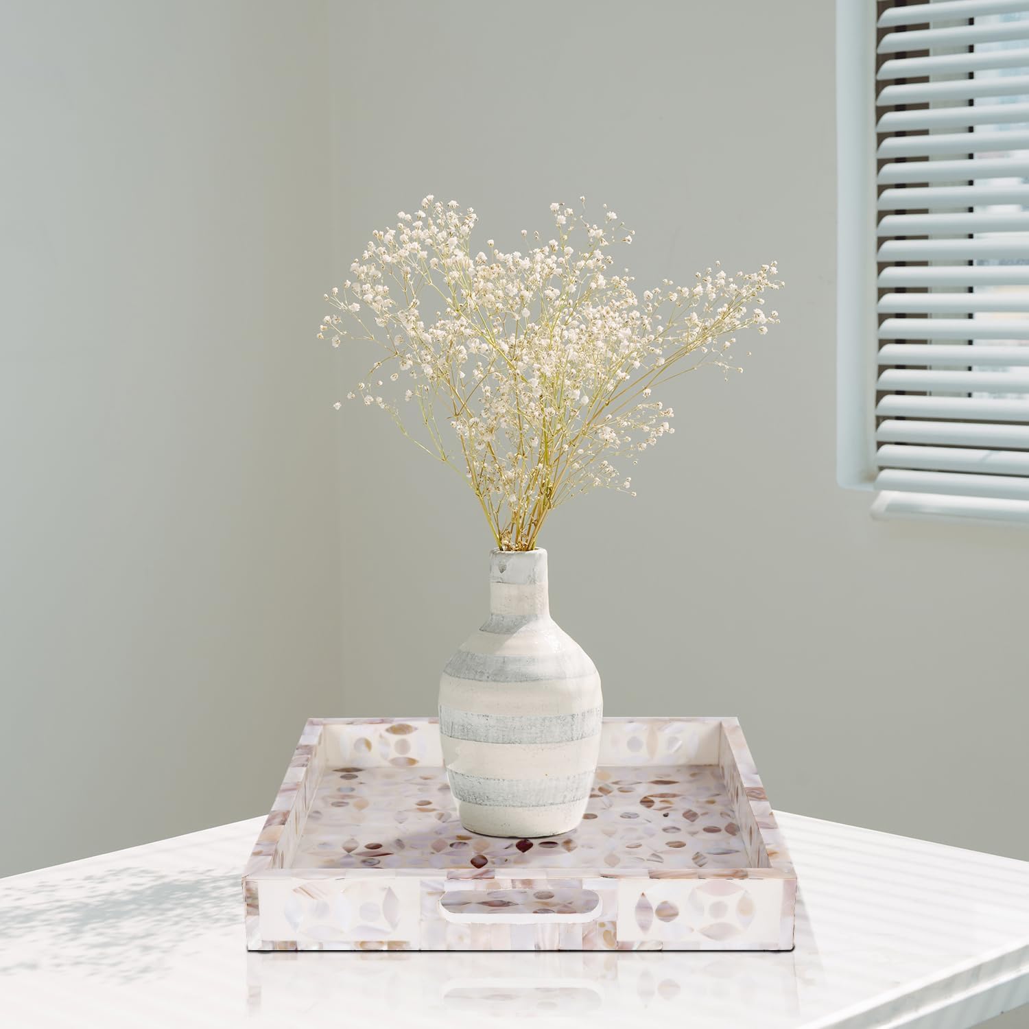 Ottoman Tray / 12 x 12 x 2 / Discovery Jewel Grande