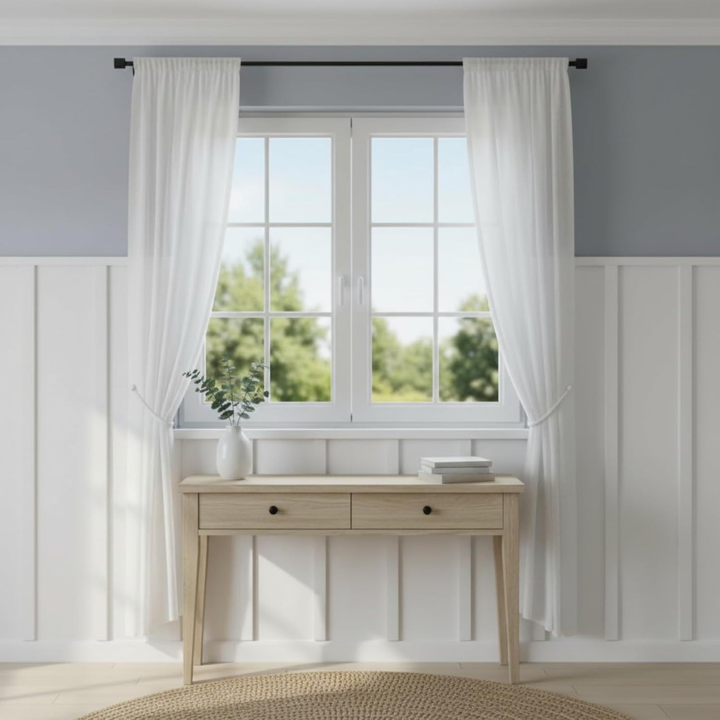 MDF Board and Batten Wall Panel Kit Premade Wainscoting Panels Decorative Wall / 157.48 x 62.99
