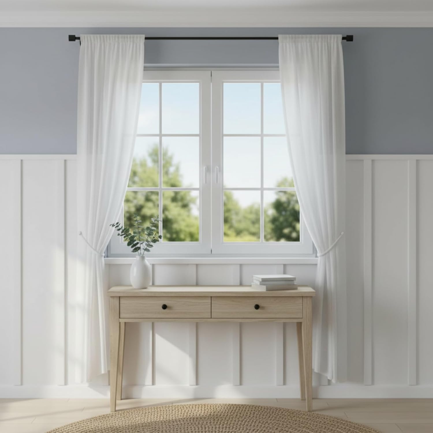 MDF Board and Batten Wall Panel Kit Premade Wainscoting Panels Decorative Wall / 157.48 x 62.99