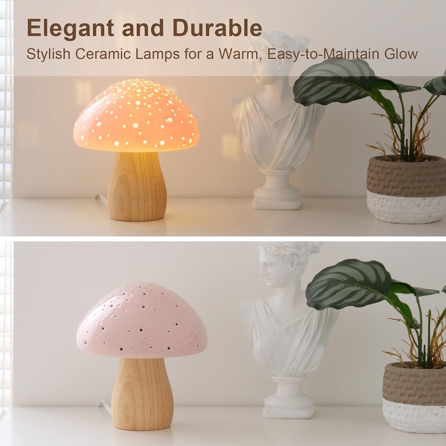 Vintage Night Light / Pink