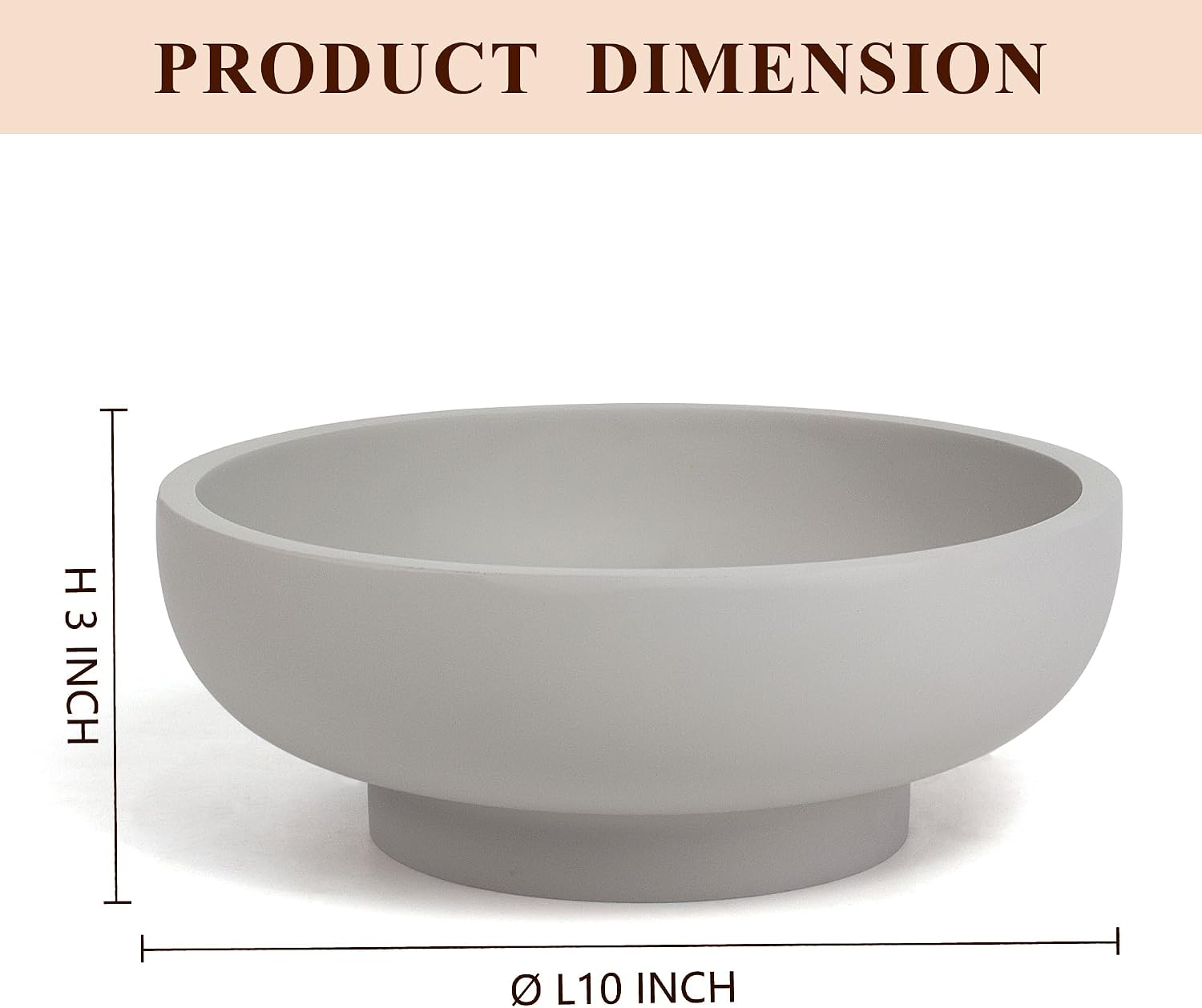 Modern Handicraft Bowls / Gray