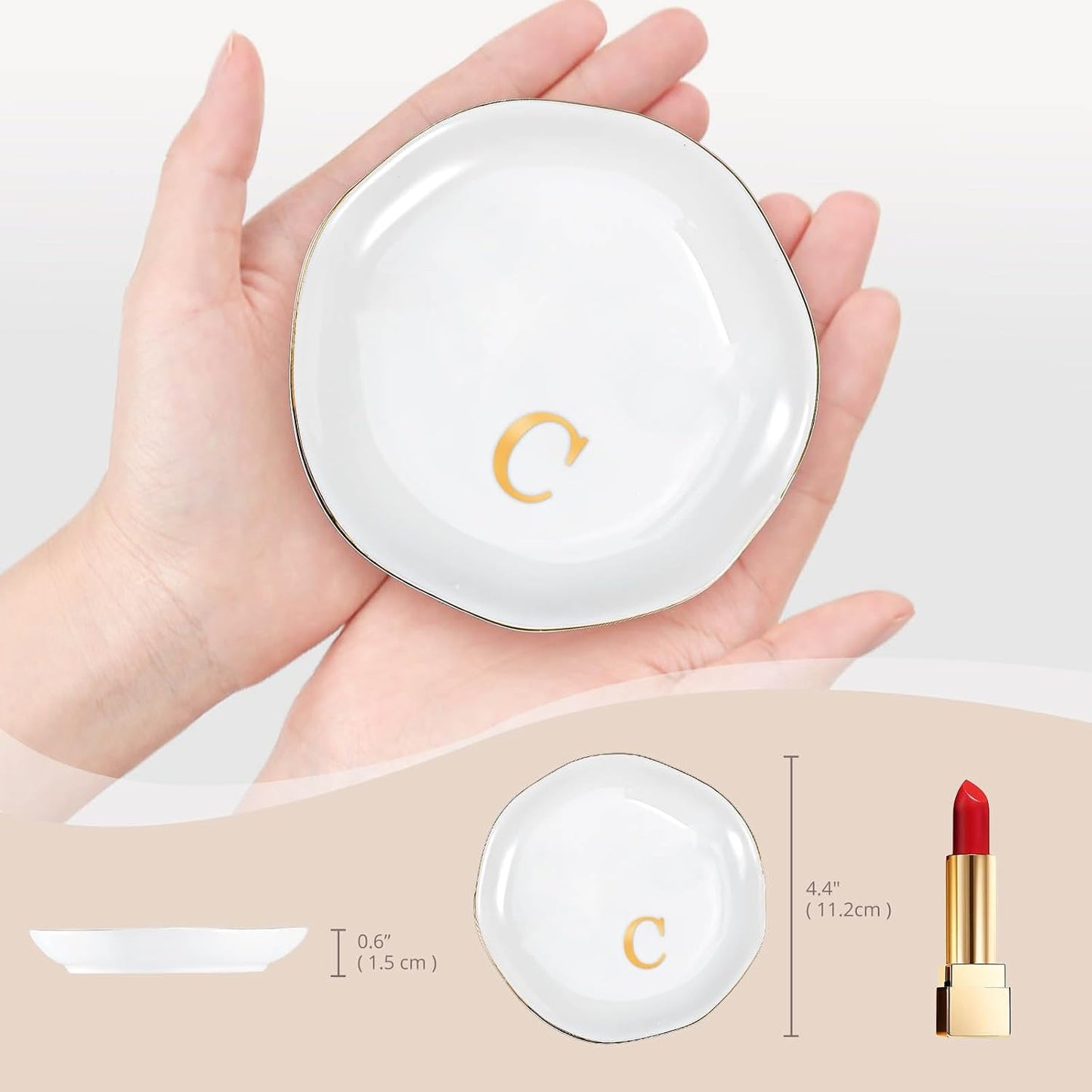 Ceramic Jewelry Tray / C