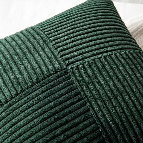 MIULEE Army Green Decorative Throw Pillow Covers for Couch 16x16 Inch