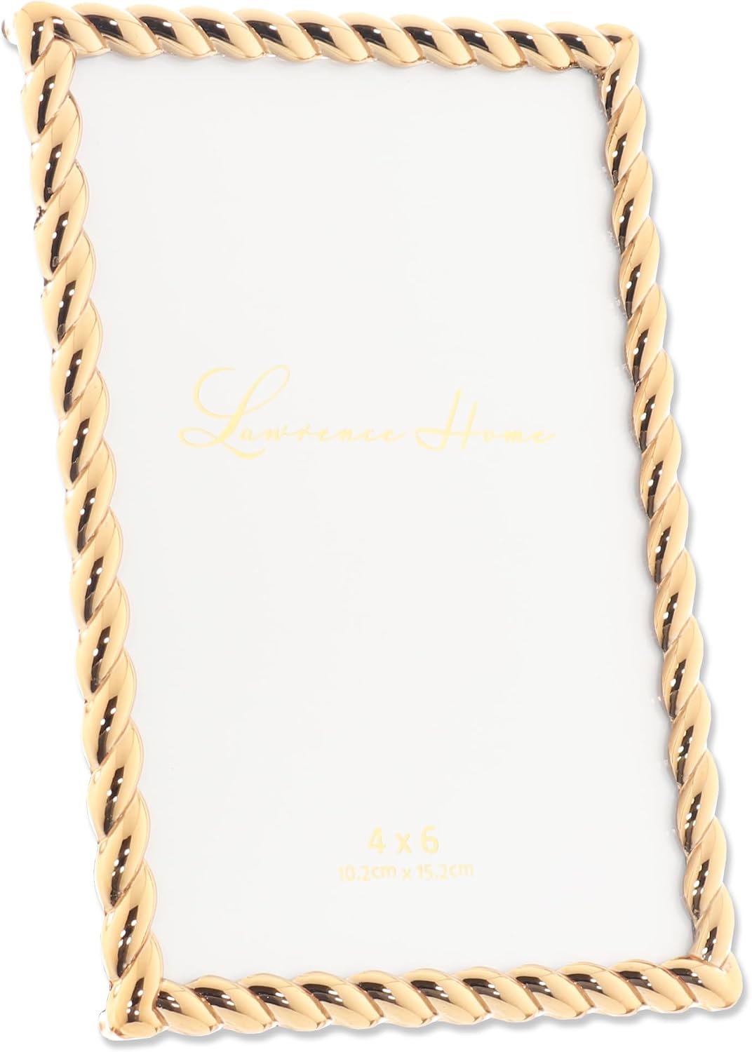 Lawrence Frames 4x6 Golden Rope Picture Frame (712046)