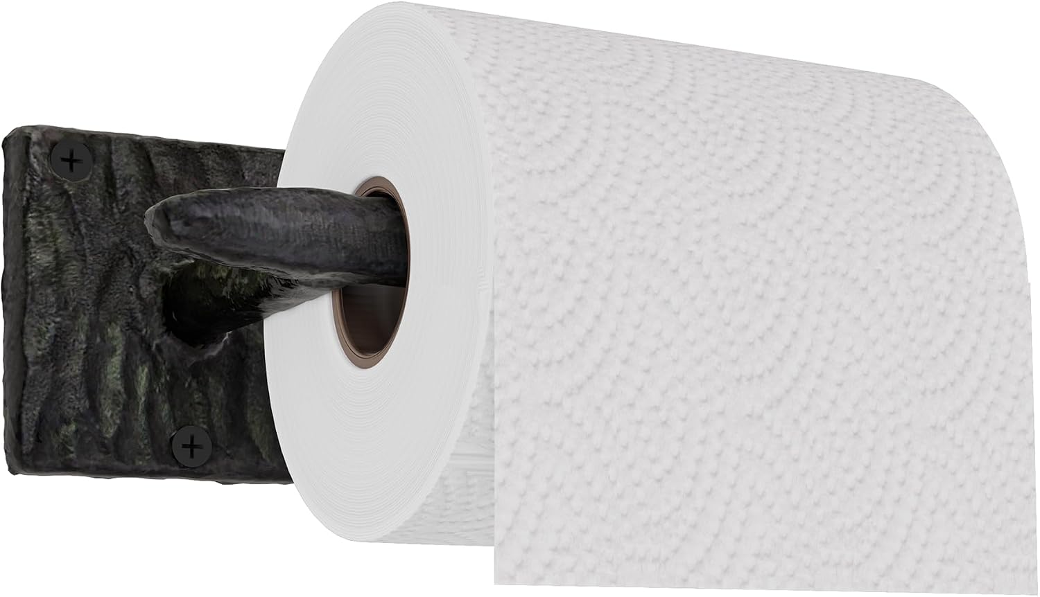 Wall Mount Railroad Spike Cast Iron Bathroom Toilet Paper Holder / Motris