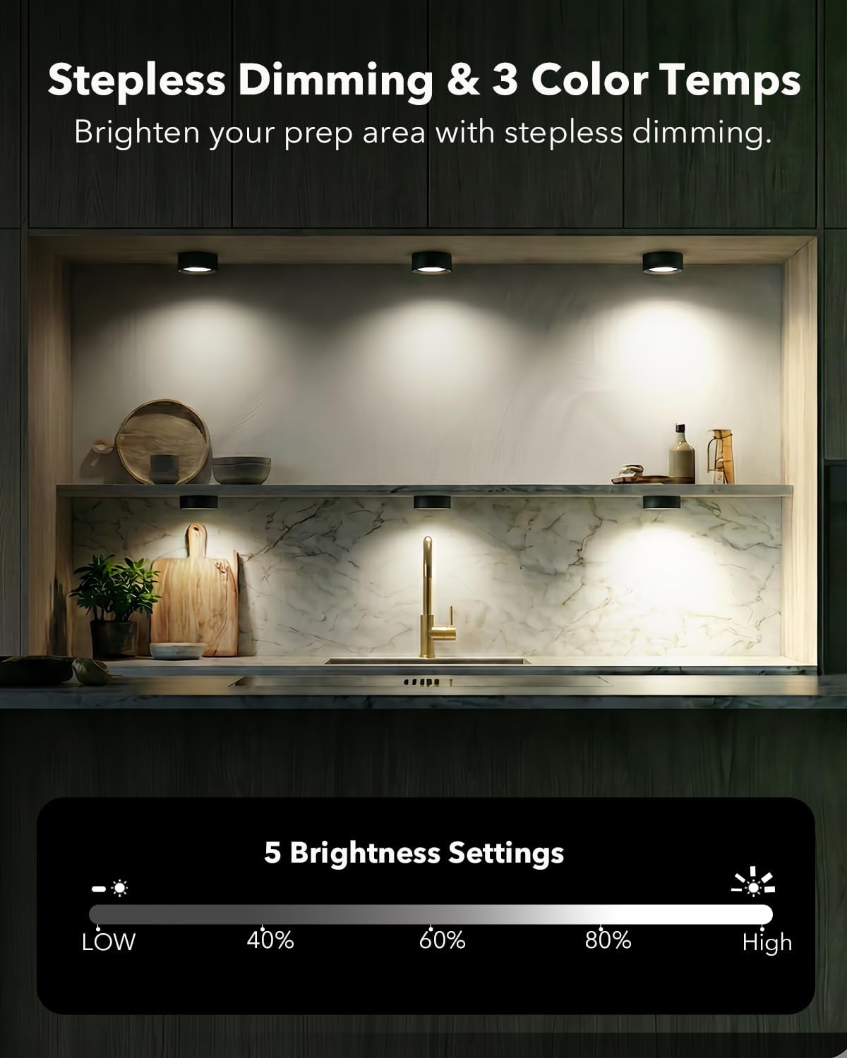 2400mAh Rechargeable Puck Lights with Radar Motion Sensor and Remote | RGB Color Changing, Magnetic, USB-C, Timer