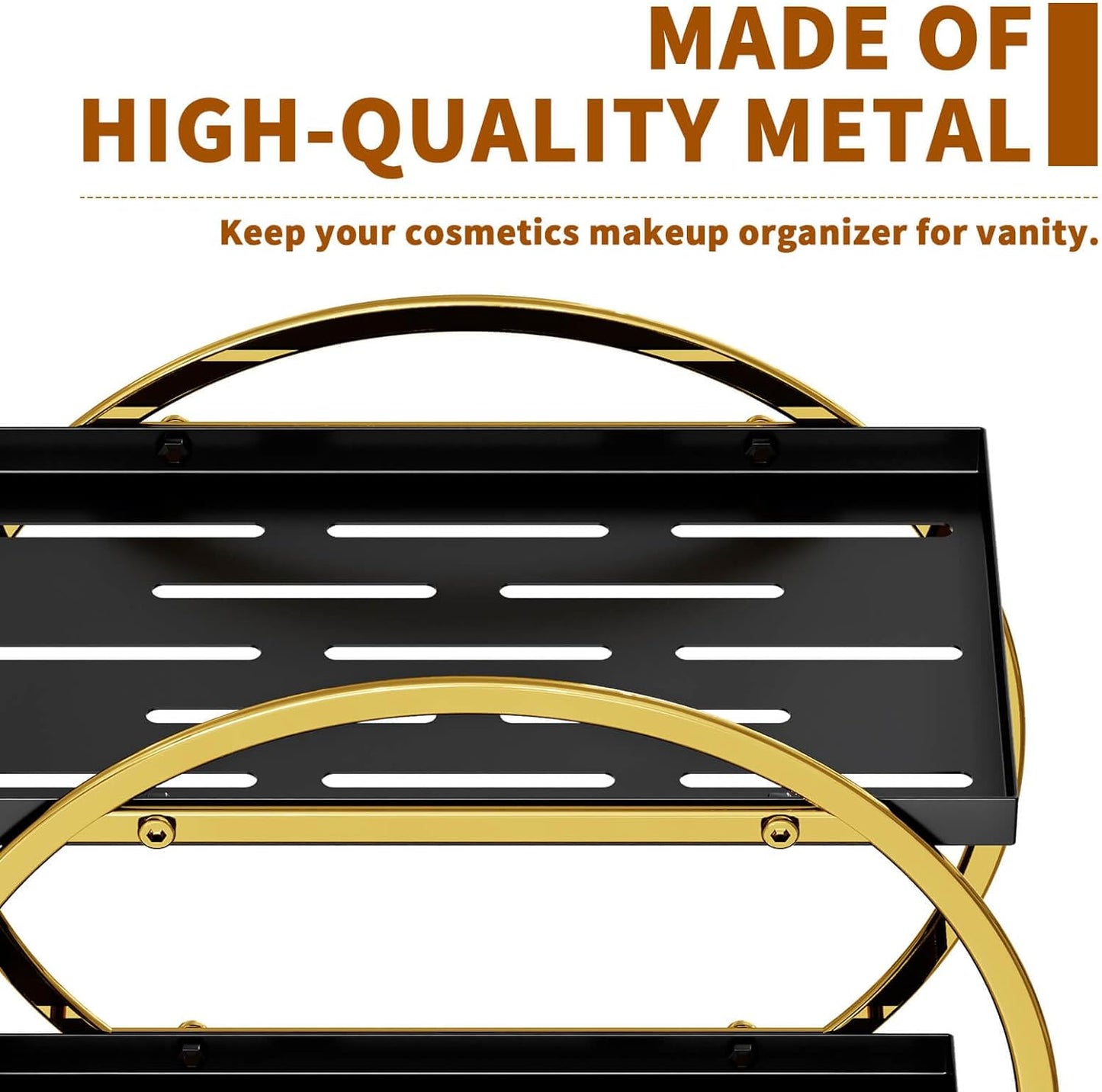 Makeup Organizer for Vanity / Black