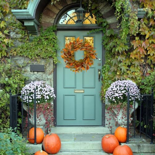 WreathDream Fall Wreaths for Front Door 22" Autumn Wreath for Home Decor