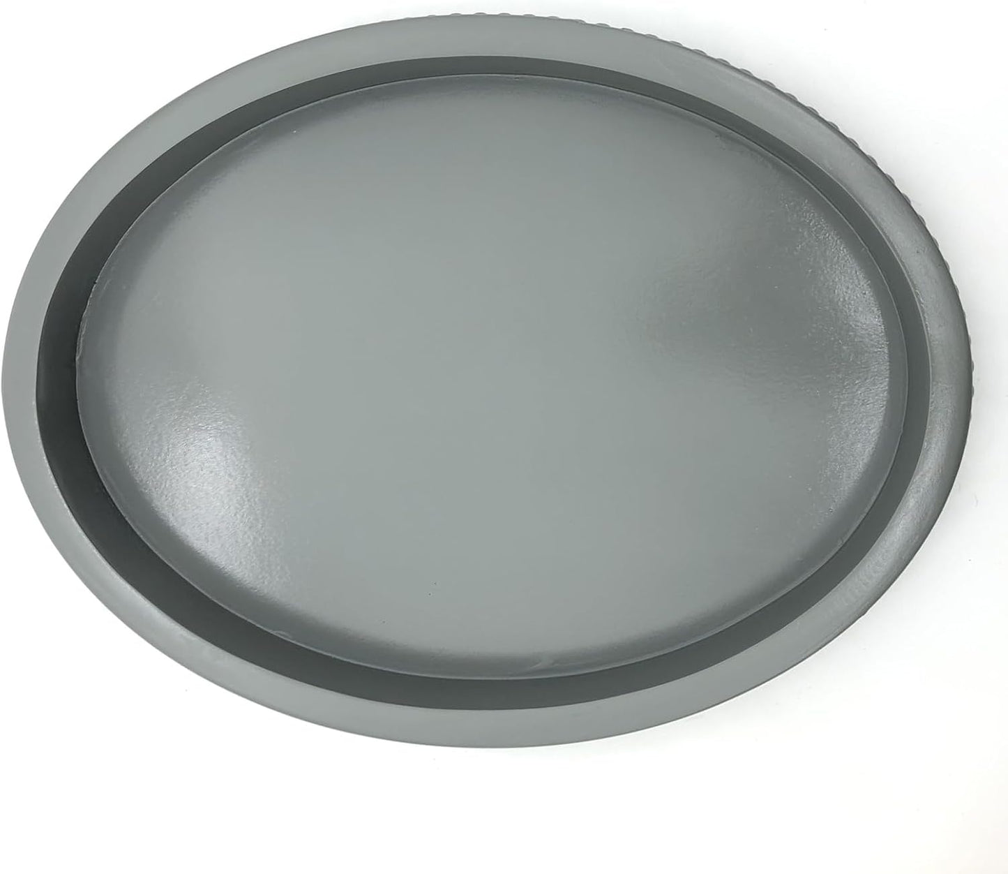 Oval Wooden Tray / Gray