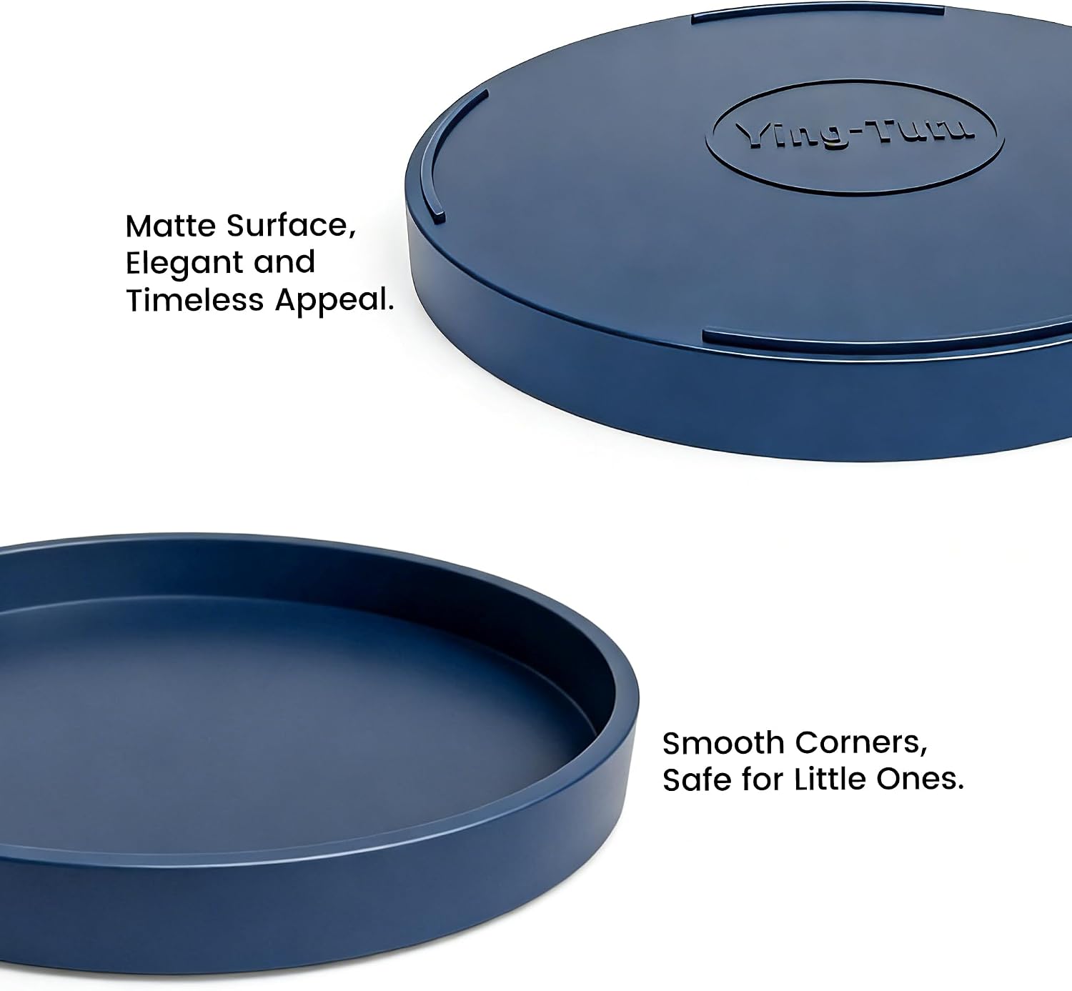 Candles / 10" Bathroom and Vanity Tray / Blue / Set of 10