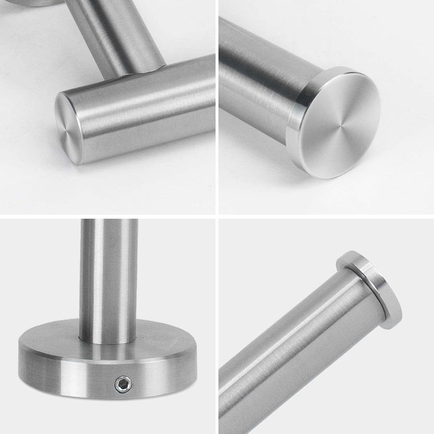NearMoon Bathroom Toilet Paper Holder, Premium SUS304 Stainless Steel Rustproof Wall Mounted Toilet Roll Holder for