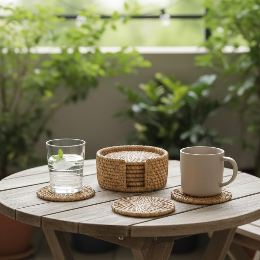 Holder / Boho Table Decor / Natural / Set of 6