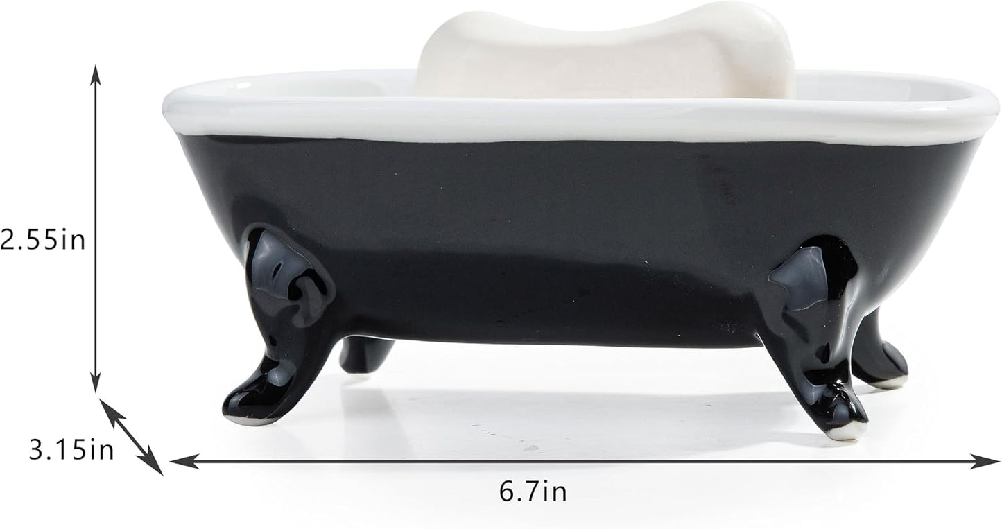 Decorative Bar Soap Holder / Black